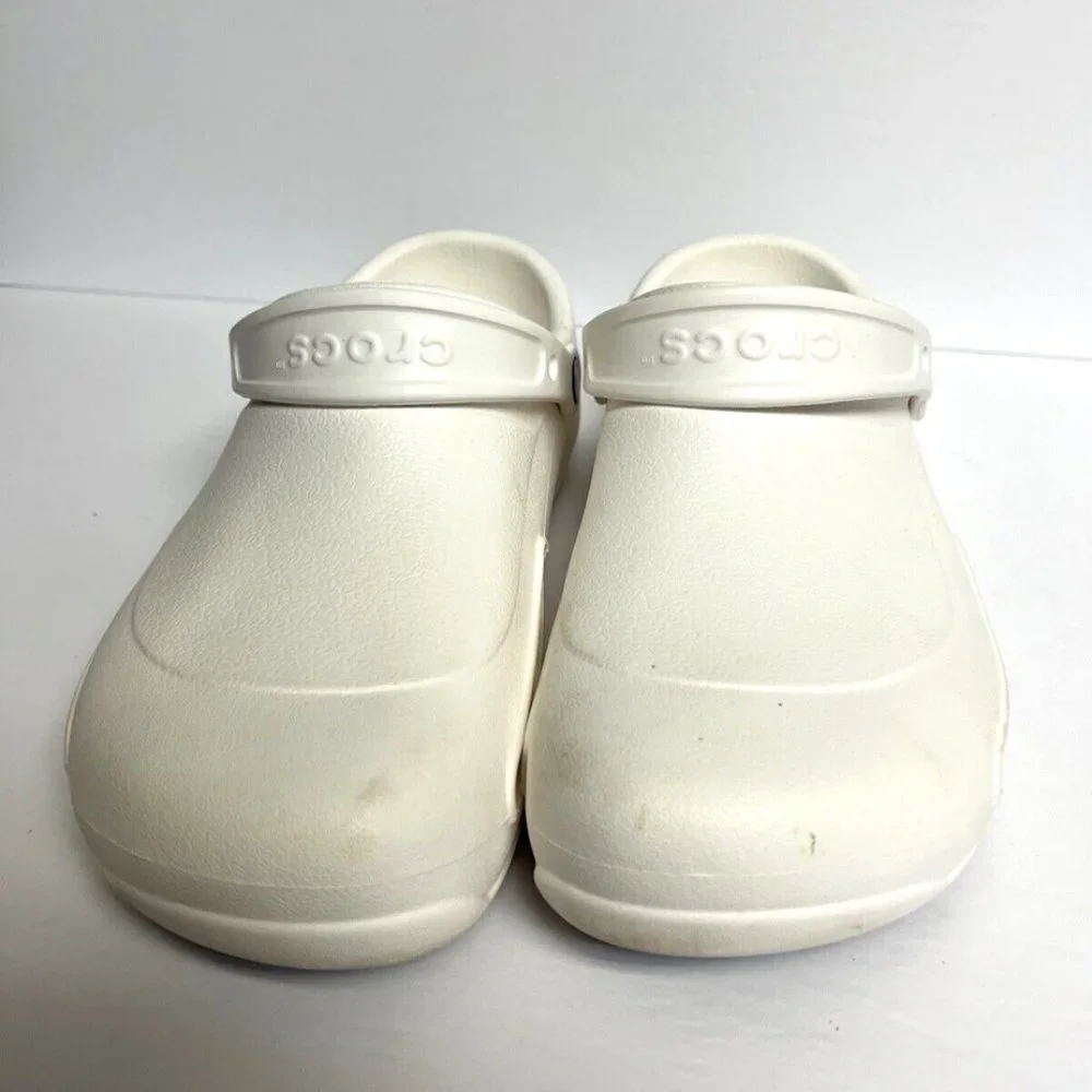 Crocs Mens Baya Clog White Size 11M